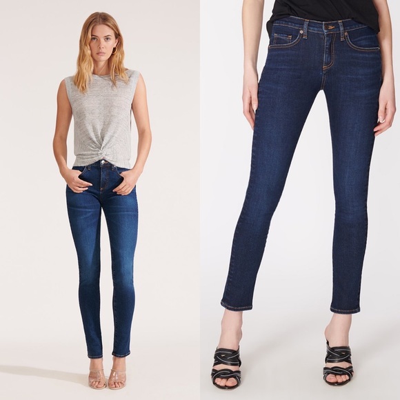 Veronica Beard Denim - Veronica Beard Brooke Mid Rise Skinny Jeans
